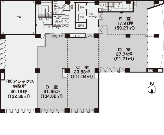 アレックスビル 空室情報 2F